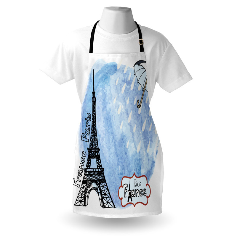 No Pattern Bib Apron