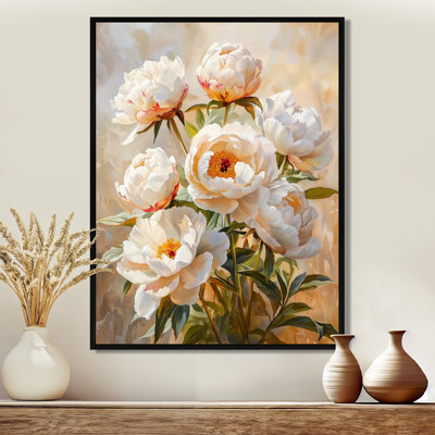 Peonies In The Crisp Autumn Air II - Peonies Wall Decor