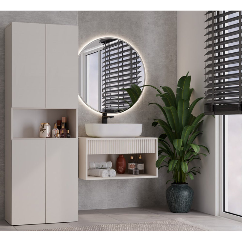 Freestanding Bathroom Cabinet, Natural