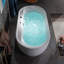 Baignoire autoportante en acrylique 72 po x 35,38 po-95097433