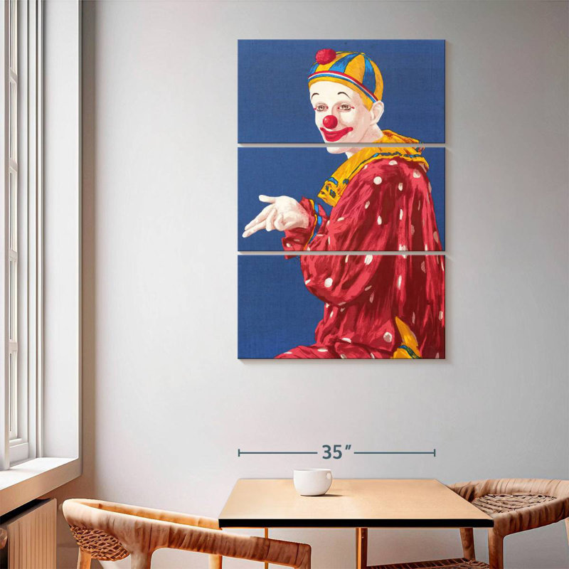 Leisha Clown, 65" H x 42" W