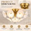 Glass Flush Mount-1952465971