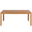 Nuncio 4 - Person Acacia Wood Patio Dining Set with Rectangular Table