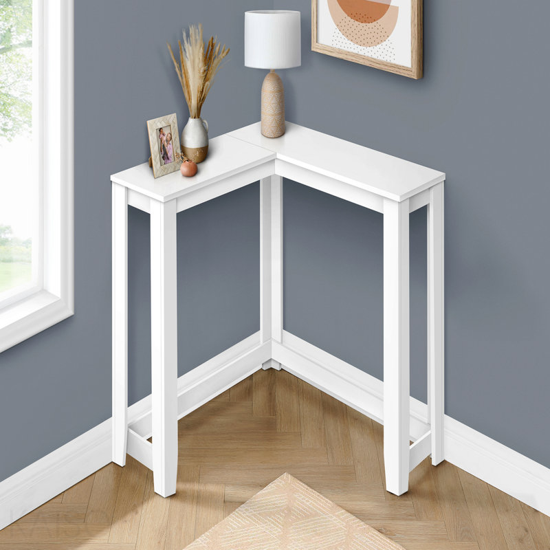 Console décorative, stratifié pour le salon - blanc
