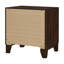 Table de chevet 2 tiroirs Noyer