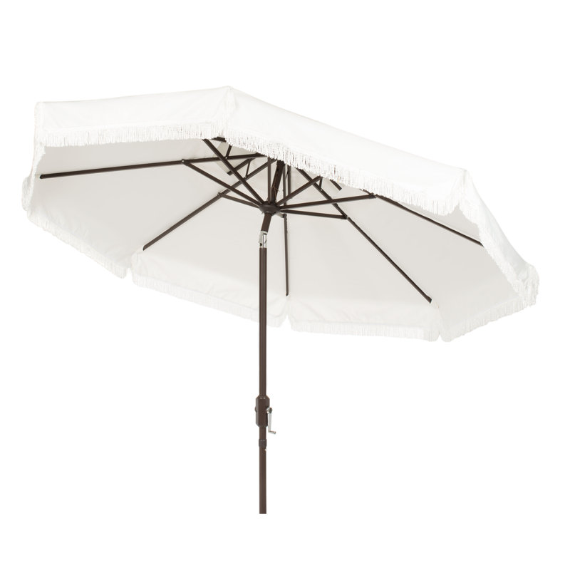 Outdoor Merrick Tilt Market Umbrella, Ivory
