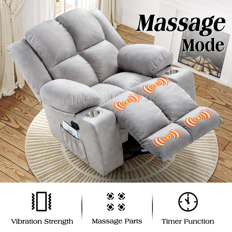 Fauteuil de massage, Gris clair