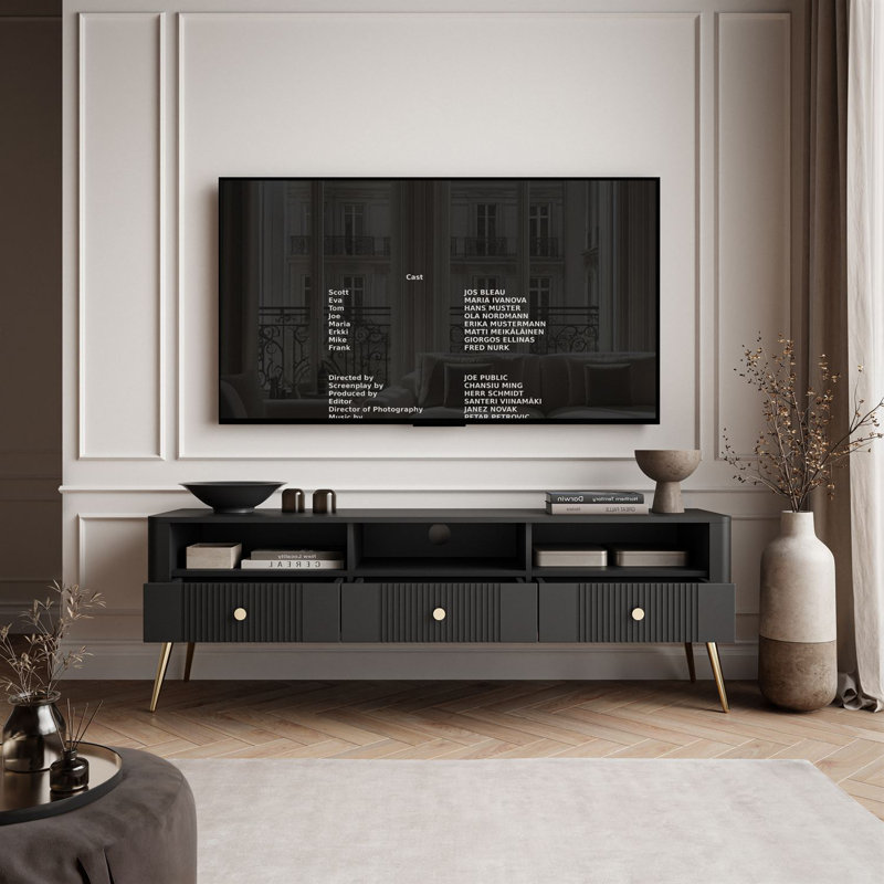 Unfinished with Fireplace Included, black / gold