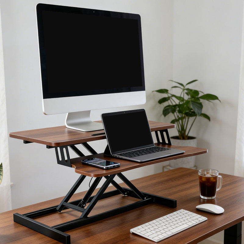 Convertisseur de bureau avec plateau à clavier amovible