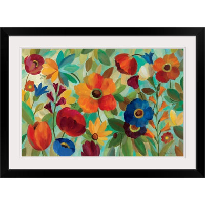 «Summer Floral V» par Aniessa, reproduction d'art