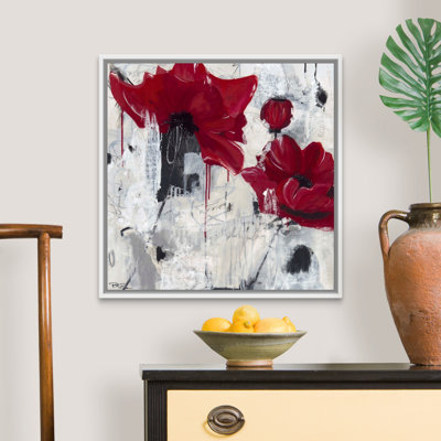 "Poppy Love" Painting Print on Canvas by Pamela K. Beer
