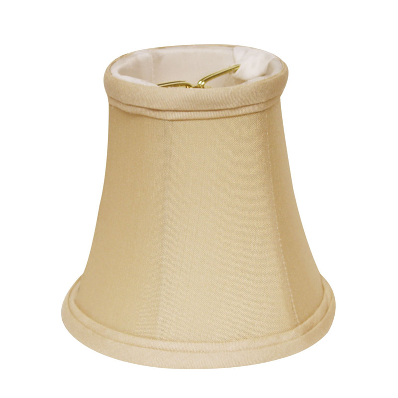 Ensemble de 6 abat-jours en soie Inherent, Naturel, H 4 po x l 5 po x P 5 po