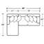 Canapé modulaire large de 102 po Mazekine-87539707