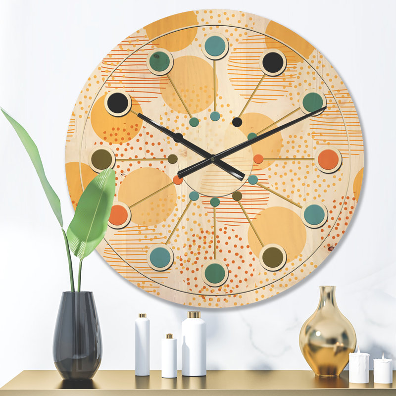 Horloge murale circulaire, Moyenne