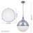 Simple Globe 2-Light Pendant Light-39122193