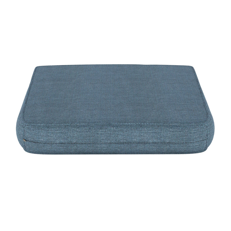 Outdoor Sunbrella® Seat Cushion, Spectrum Denim Sunbrella®, 20" W x 18" D