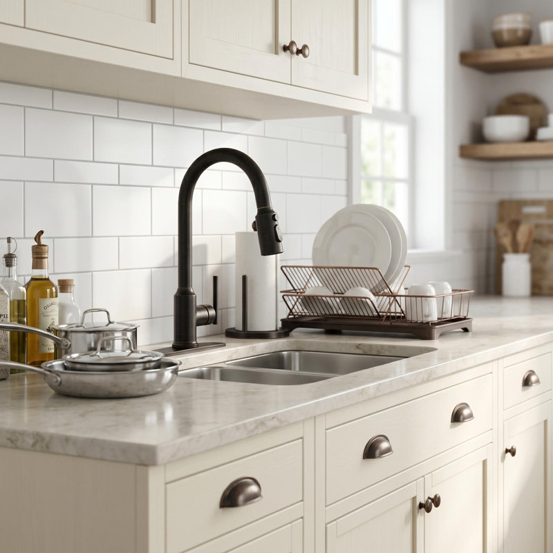 Pull Down Kitchen Faucet, Oil Rubbed Bronze