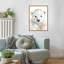 Ours polaire par Iniyah, reproduction d'art sur toile encadrée-1968128806