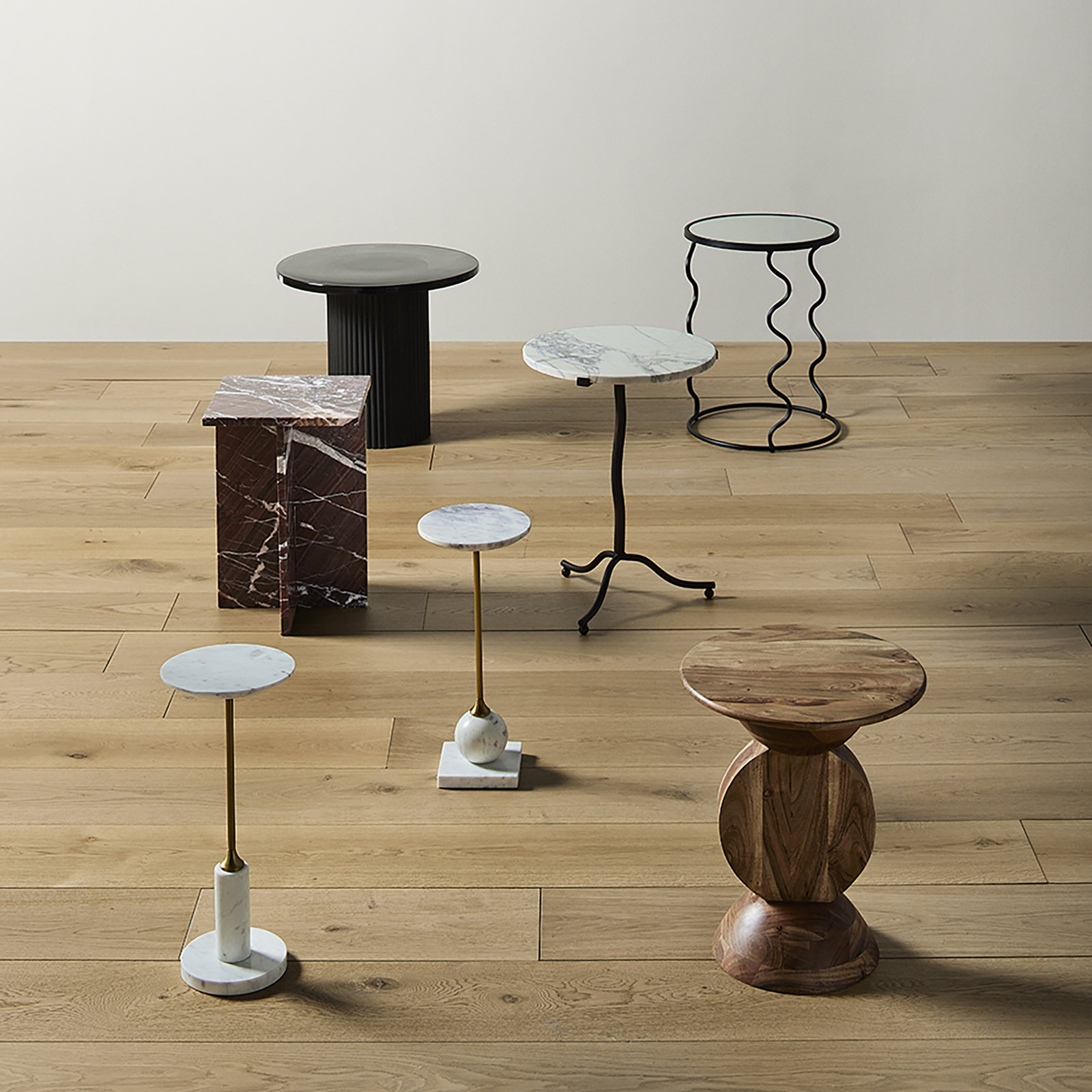 Glass End Table