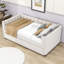 Lit de jour simple rembourré avec dossier ergonomique et 2 tiroirs Longway-1479589785