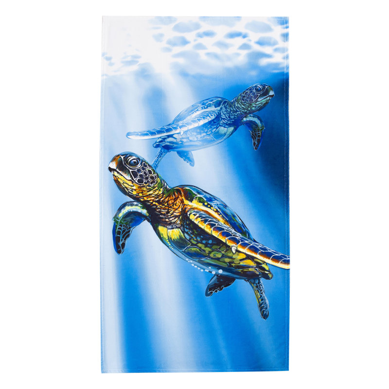 Serviette de plage 30 pi x 60 po Sea Turtle Swim
