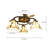 3-light Tiffany Ceiling Lighting
