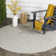 Arneshia Gray/Turquoise Indoor/Outdoor Area Rug
