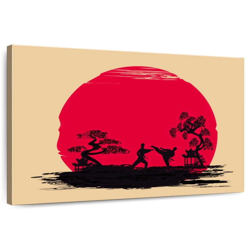 Coucher de soleil karaté