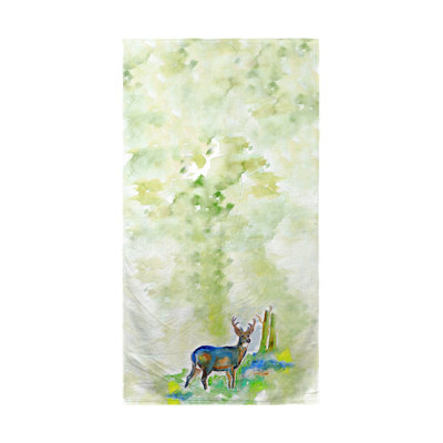 Serviette de plage cerf de betsy Ristaino