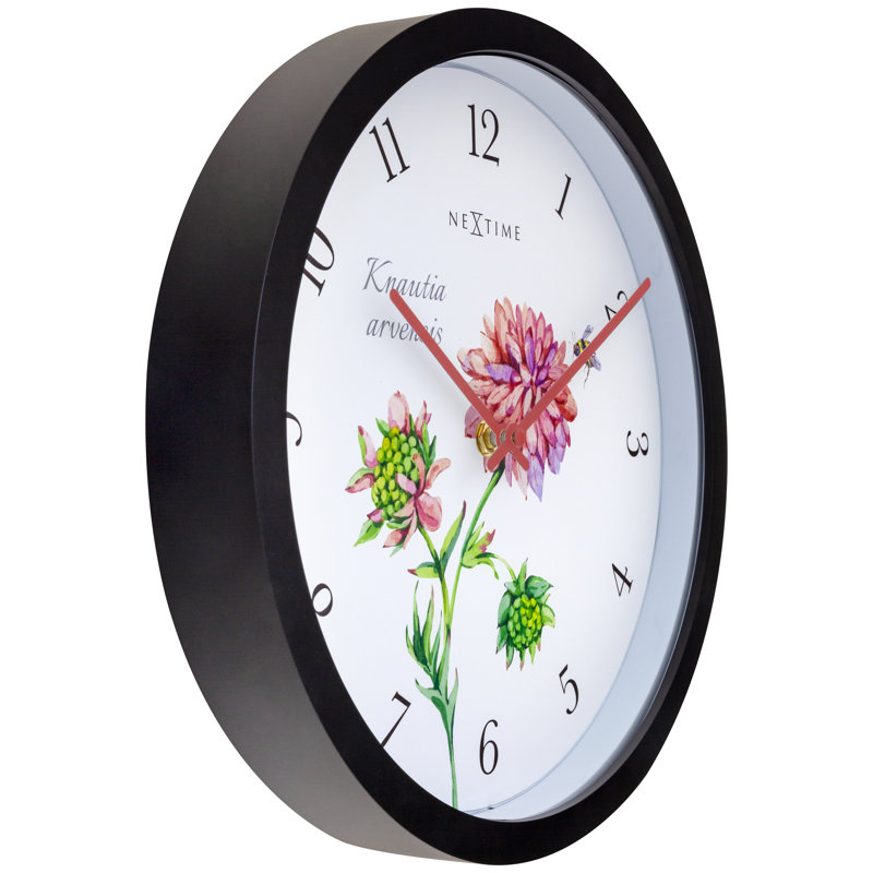 Horloge murale 12 po "Knautia"