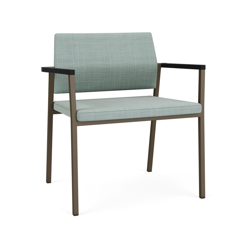 Fauteuil de réception Avon Rx, Bronze, Vinyle Chambray écume de mer