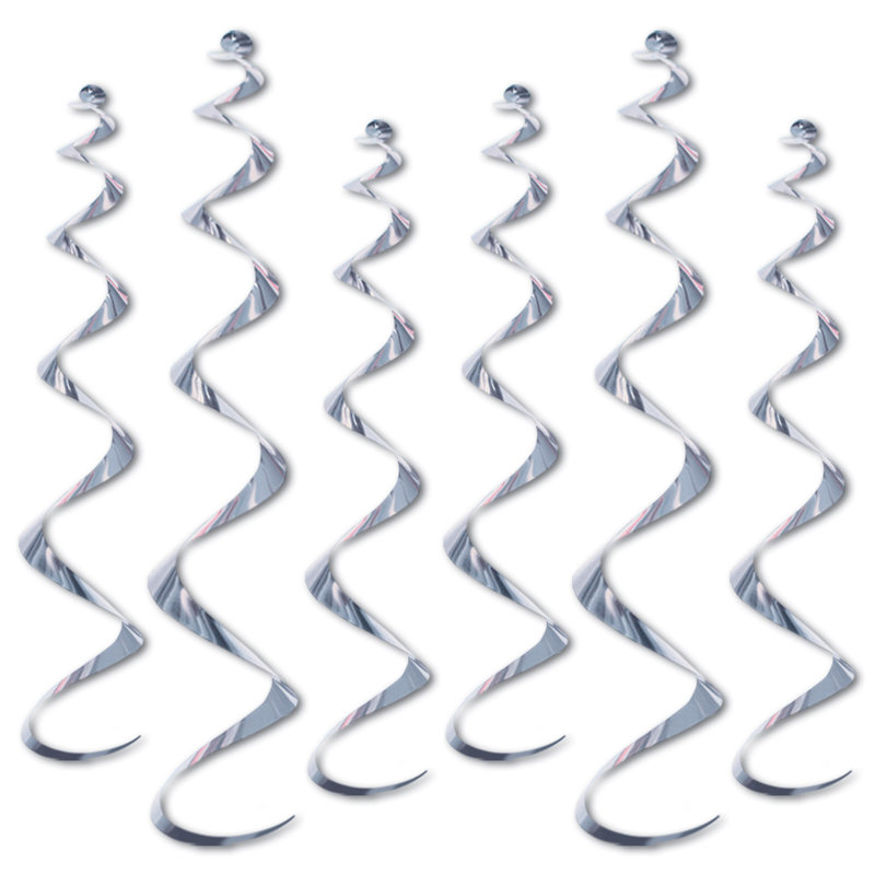 Décoration murale Twirly Whirlys, Argent