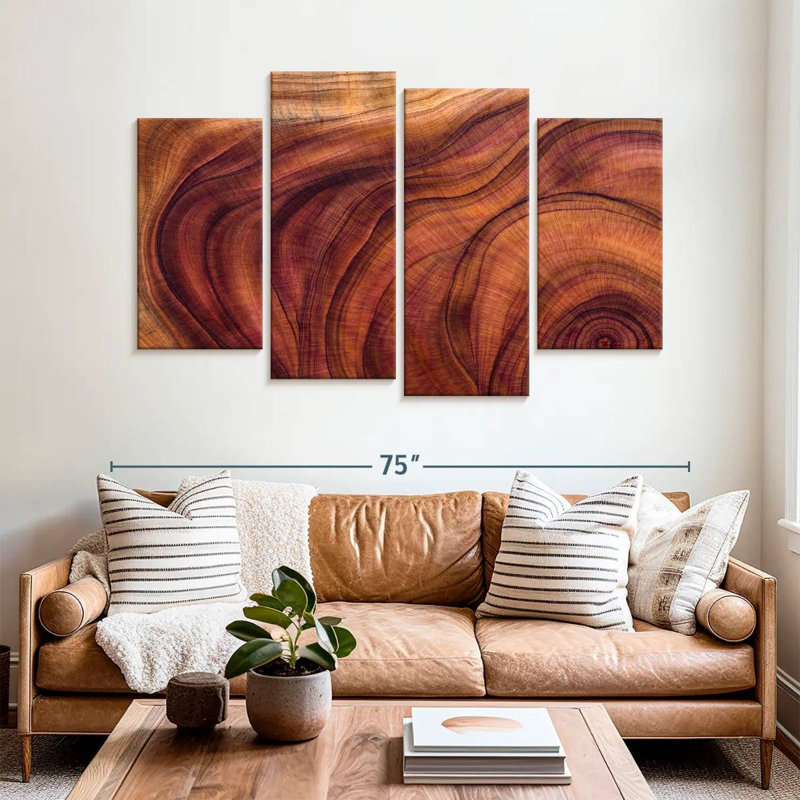 Avery Wood Grain Pattern, 42" H x 68" W