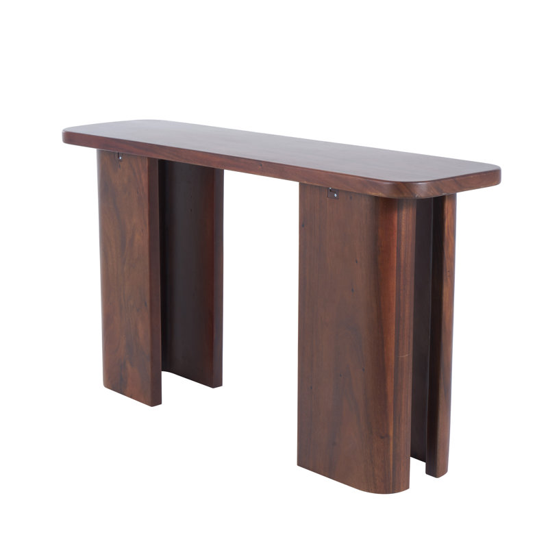 Console en bois brun foncé Breene