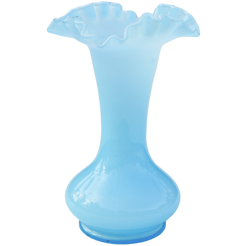 Vase en verre Art Mid-Century Mid-Century fabriqué à la main Americana