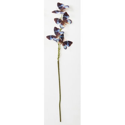 Jet de papillon 32 po x 4, bleu, ensemble de 6 