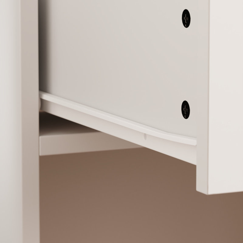 Modern Wardrobe With Dressing Table And Adjustable Light Mirror