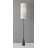 Trotter 74'' Black Nickel Traditional Floor Lamp