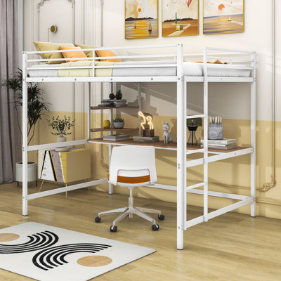 Aahaan Full Loft Bed with Built-in-Desk by Isabelle & Max™ by Isabelle & Max