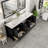 Minnich 72"W x 22"D Double Sink Bathroom Vanity with Undermount Porcelain Sink-22628688-101785607