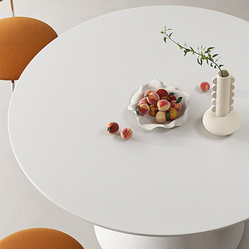 Table de table ronde italienne, H 29,1 po x L 47,2 po x l 47,2 po