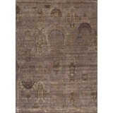 Manhattan Reserve Hand Knotted Abstract Area Rug