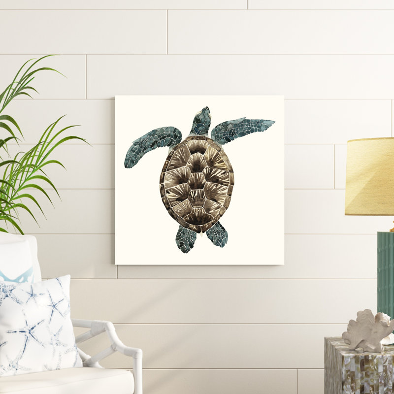 Tortue mosaïque II, H 30 po x l 30 po x P 1 po