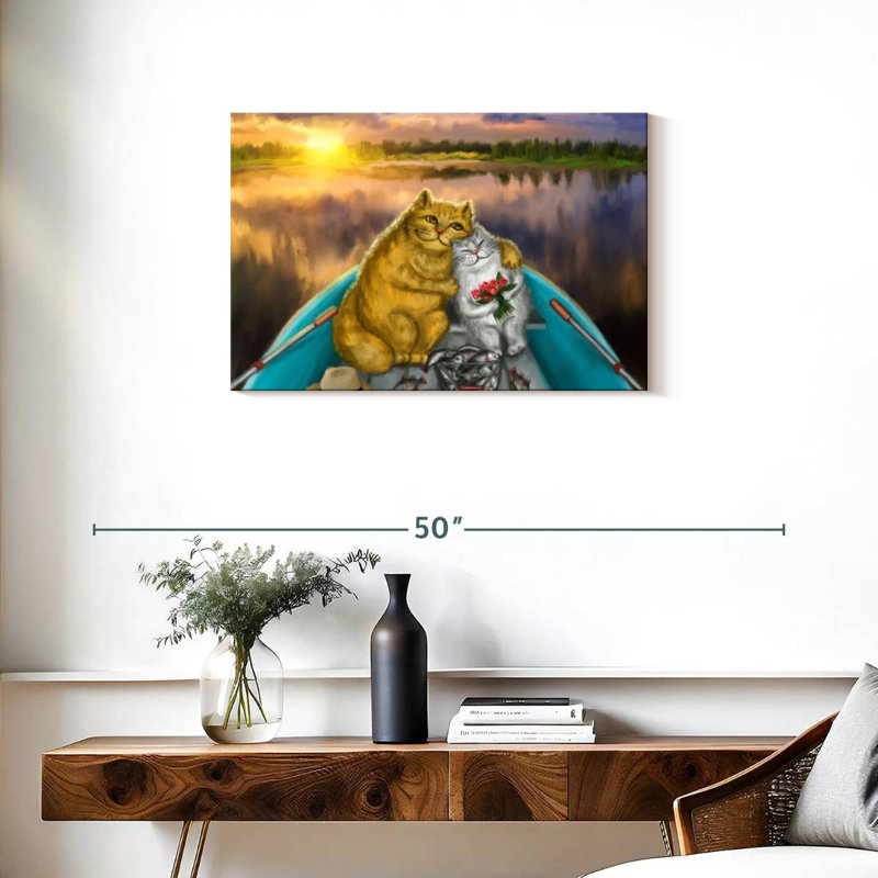 Date de pêche des chats, H 20 po x l 30 po