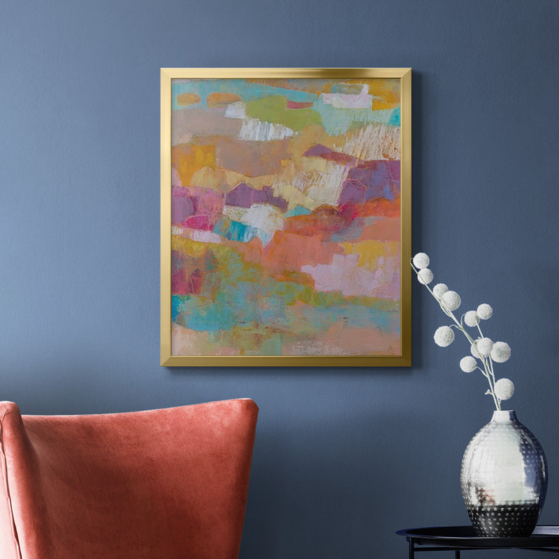Toile de qualité supérieure Kindill II, prête à être accrochée, Or, H 20 po x l 16 po