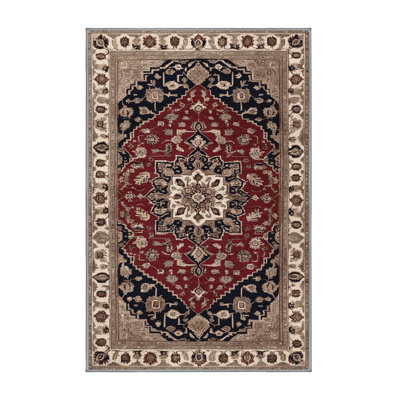 Tapis persan gris lavable à la machine
