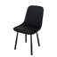 Chaises de salle à manger modernes en similicuir minimaliste, pieds en fer, chaises à dossier rembourrées de style nordique-542792675