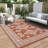 Area Rugs Waterproof Outdoor Rug Vintage Outdoor Furniture Patio Plastic Rugs for Backyard Deck Camping Balcony Beach-213049171-213049169