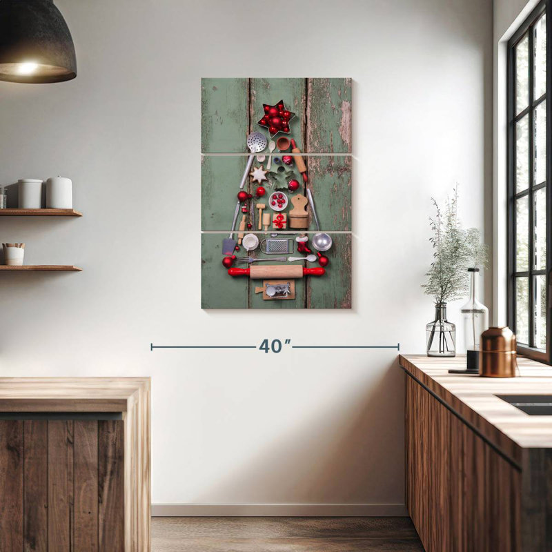 Lelend Christmas Tree Kitchenware, 38" H x 24" W