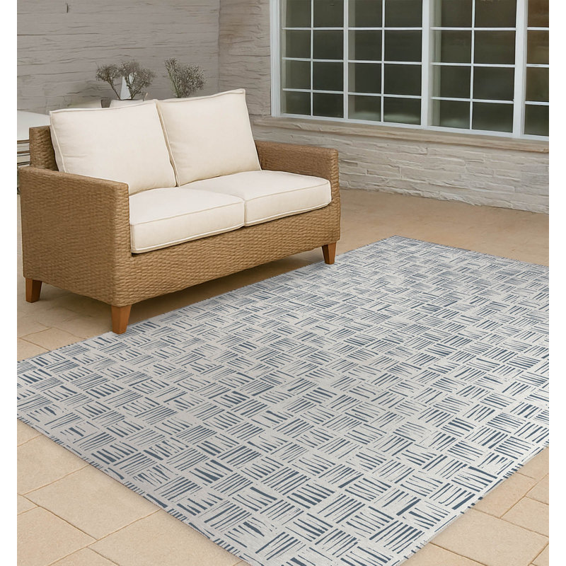 Tapis d'extérieur antidérapant Lash, Rectangle 5' x 7'